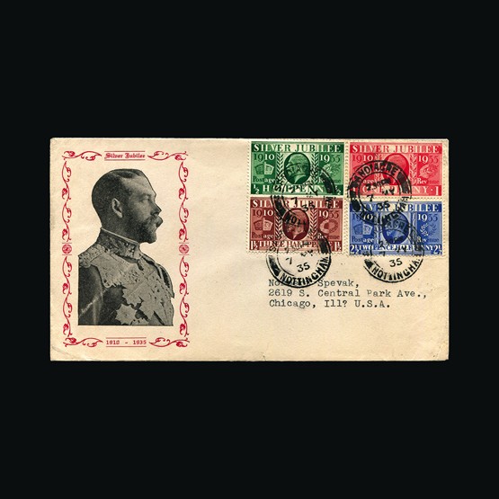 Lot 11024 - Great Britain - Covers - KGV 1935 - UPA UPA Sale #86 worldwide Collections Lot 11024 - Great Britain - Covers - KGV 1935 - UPA UPA Sale #86 worldwide Collections