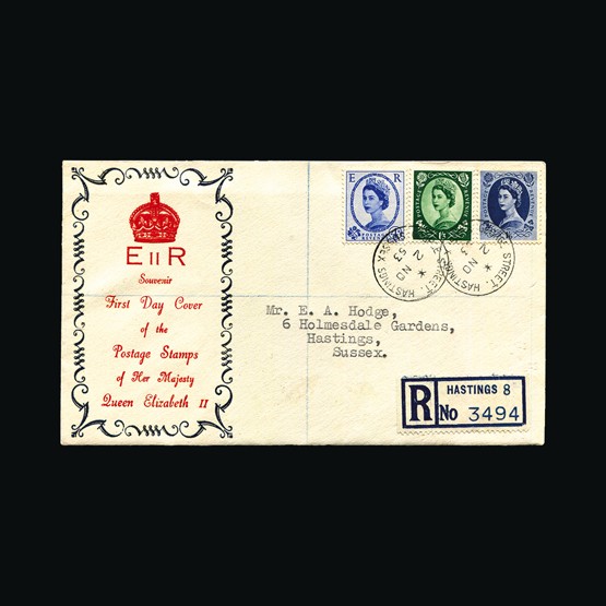 Lot 11044 - Great Britain - Covers - QEII 1952-54 - UPA UPA Sale #86 worldwide Collections Lot 11044 - Great Britain - Covers - QEII 1952-54 - UPA UPA Sale #86 worldwide Collections
