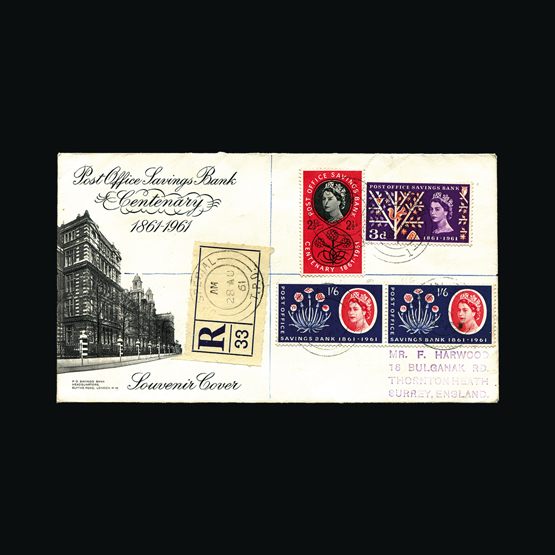 Lot 11061 - Great Britain - Covers - QEII 1961 - UPA UPA Sale #86 worldwide Collections Lot 11061 - Great Britain - Covers - QEII 1961 - UPA UPA Sale #86 worldwide Collections