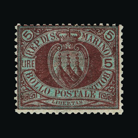 Lot 18758 - San Marino 1892-94 - UPA UPA Sale #86 worldwide Collections Lot 18758 - San Marino 1892-94 - UPA UPA Sale #86 worldwide Collections