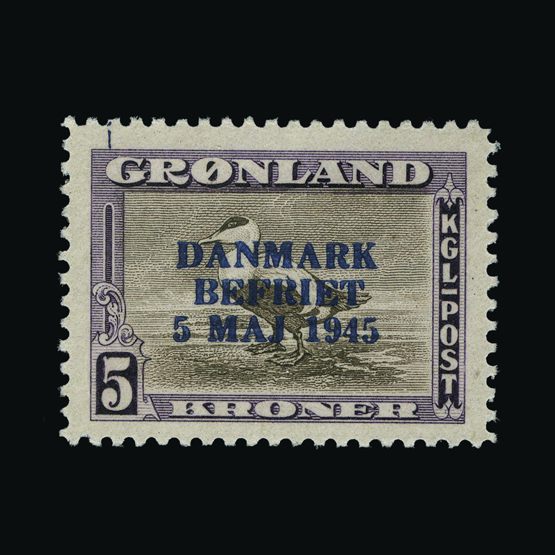 Lot 12580 - Greenland 1945 - UPA UPA Sale #87 worldwide Collections Lot 12580 - Greenland 1945 - UPA UPA Sale #87 worldwide Collections