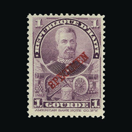Lot 12742 - haiti 1898 -  UPA UPA Sale #87 worldwide Collections