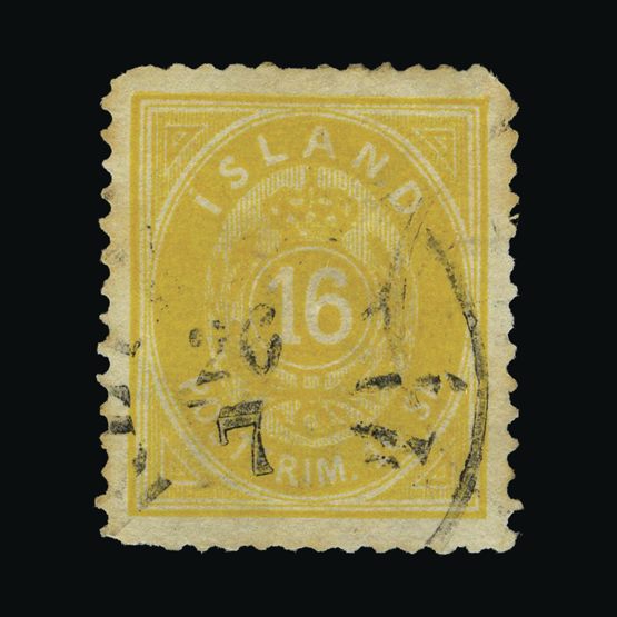 Lot 13329 - Iceland 1873 - UPA UPA Sale #87 worldwide Collections Lot 13329 - Iceland 1873 - UPA UPA Sale #87 worldwide Collections
