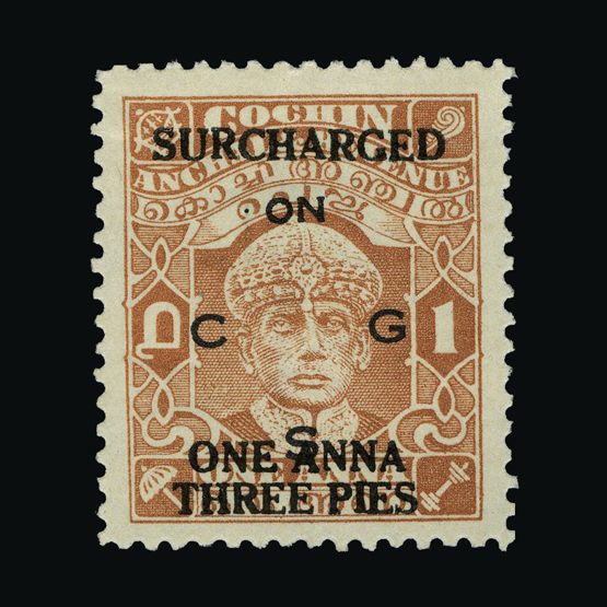 Lot 13748 - India - States - Cochin 1942-43 - UPA UPA Sale #87 worldwide Collections Lot 13748 - India - States - Cochin 1942-43 - UPA UPA Sale #87 worldwide Collections
