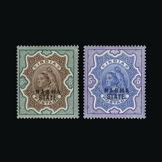 Lot 13831 - India - States - Nabha 1885-1900 - UPA UPA Sale #87 worldwide Collections Lot 13831 - India - States - Nabha 1885-1900 - UPA UPA Sale #87 worldwide Collections