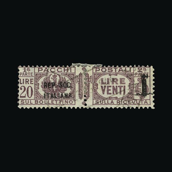 Lot 14394 - italy - italian social republic 1944 - UPA UPA Sale #87 worldwide Collections Lot 14394 - italy - italian social republic 1944 - UPA UPA Sale #87 worldwide Collections