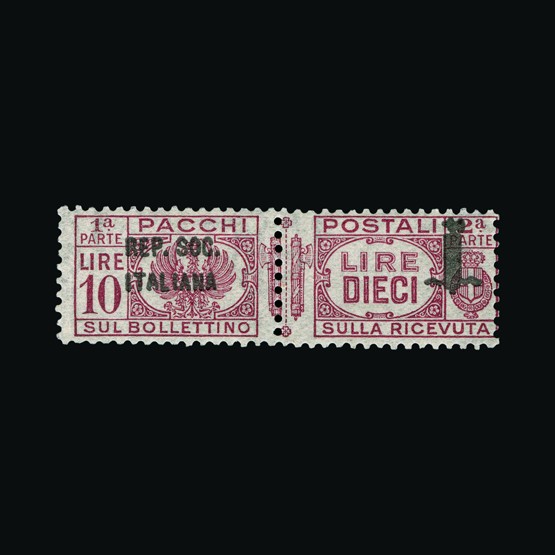 Lot 14395 - italy - italian social republic 1944 - UPA UPA Sale #87 worldwide Collections Lot 14395 - italy - italian social republic 1944 - UPA UPA Sale #87 worldwide Collections