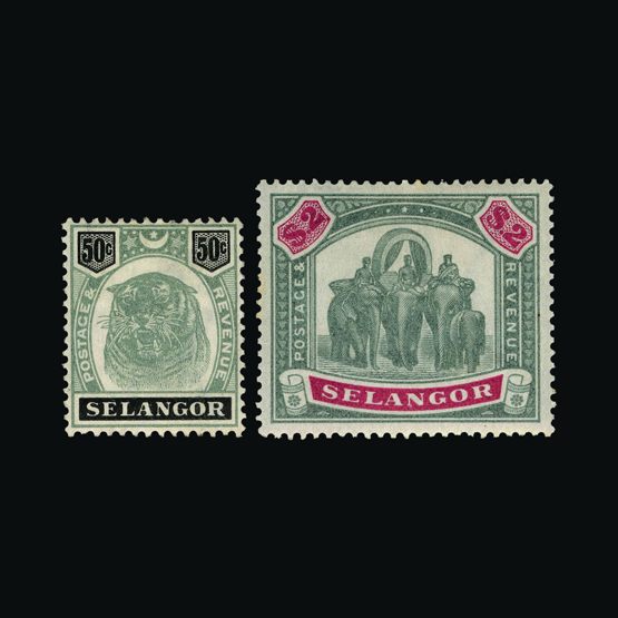 Lot 15784 - malaya - selangor 1895-97 -  UPA UPA Sale #87 worldwide Collections