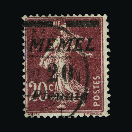 Lot 16365 - Memel 1922 -  UPA UPA Sale #87 worldwide Collections