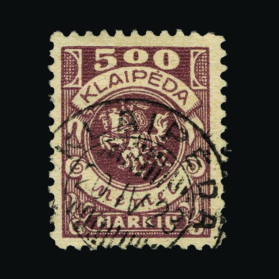 Lot 16370 - Memel 1923 -  UPA UPA Sale #87 worldwide Collections