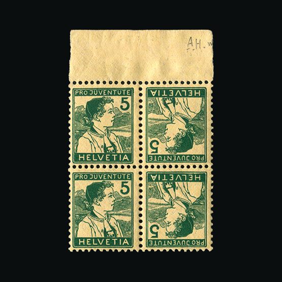 Lot 21714 - Switzerland - Pro Juventute 1915 -  UPA UPA Sale #87 worldwide Collections