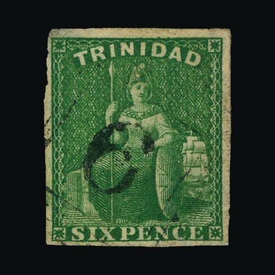 Lot 22167 - Trinidad and Tobago - Trinidad 1859 - UPA UPA Sale #87 worldwide Collections Lot 22167 - Trinidad and Tobago - Trinidad 1859 - UPA UPA Sale #87 worldwide Collections