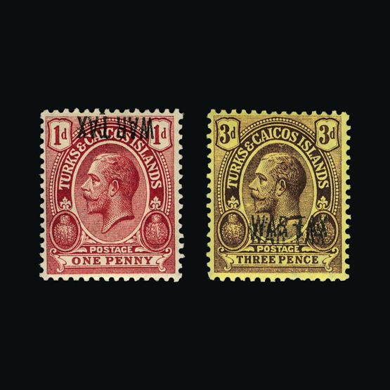 Lot 22361 - turks and caicos islands 1917-19 - UPA UPA Sale #87 worldwide Collections Lot 22361 - turks and caicos islands 1917-19 - UPA UPA Sale #87 worldwide Collections