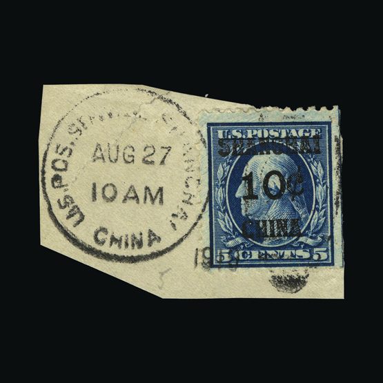 Lot 22655 - United States of America - Postal Agency in Shanghai 1919 -  UPA UPA Sale #87 worldwide Collections