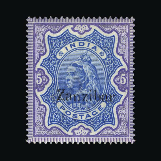 Lot 22800 - zanzibar 1895-96 -  UPA UPA Sale #87 worldwide Collections