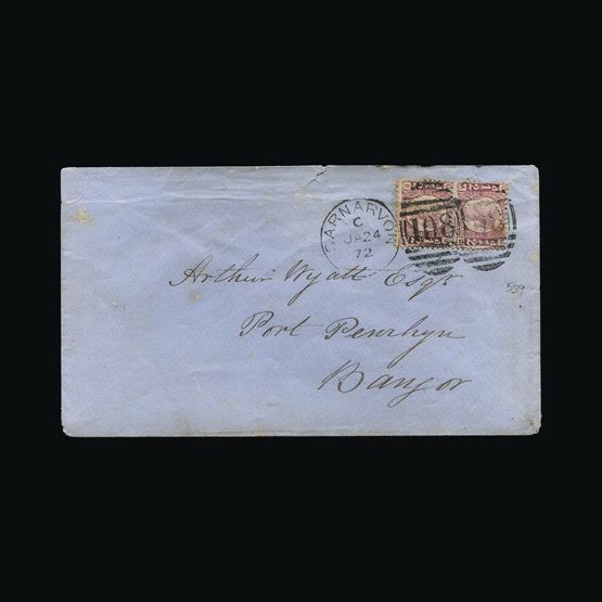 Lot 23485 - Great Britain - Covers - QV 1870 - UPA UPA Sale #87 worldwide Collections Lot 23485 - Great Britain - Covers - QV 1870 - UPA UPA Sale #87 worldwide Collections
