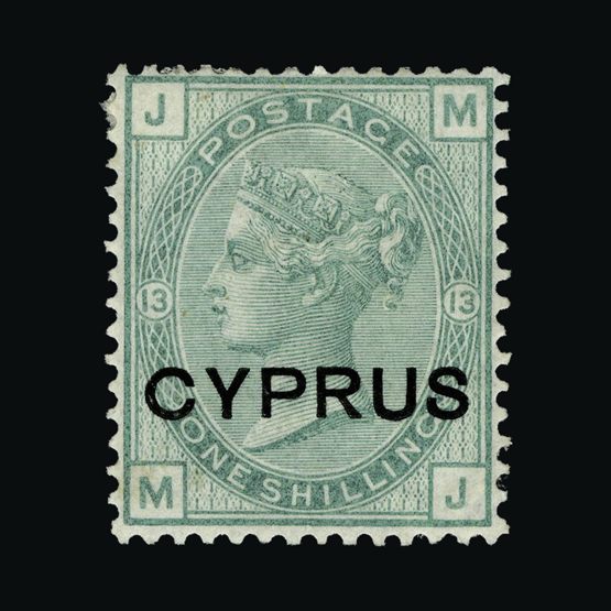 Lot 6595 - Cyprus 1880 -  UPA UPA Sale #87 worldwide Collections