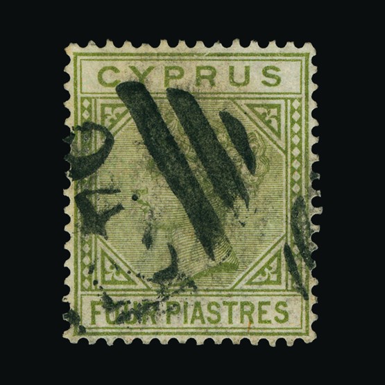 Lot 6612 - Cyprus 1881 -  UPA UPA Sale #87 worldwide Collections