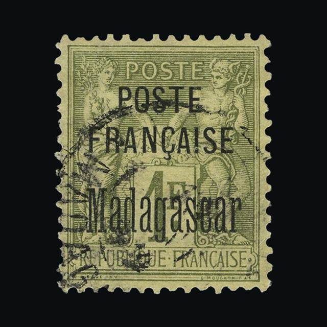 Lot 10170 - France - Colonies - Madagascar - French Post Offices 1895 - UPA UPA Sale #88 worldwide Collections Lot 10170 - France - Colonies - Madagascar - French Post Offices 1895 - UPA UPA Sale #88 worldwide Collections