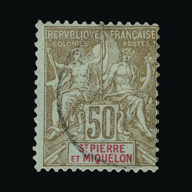 Lot 10467 - France - Colonies - St. Pierre and Miquelon 1892-1900 -  UPA UPA Sale #88 worldwide Collections
