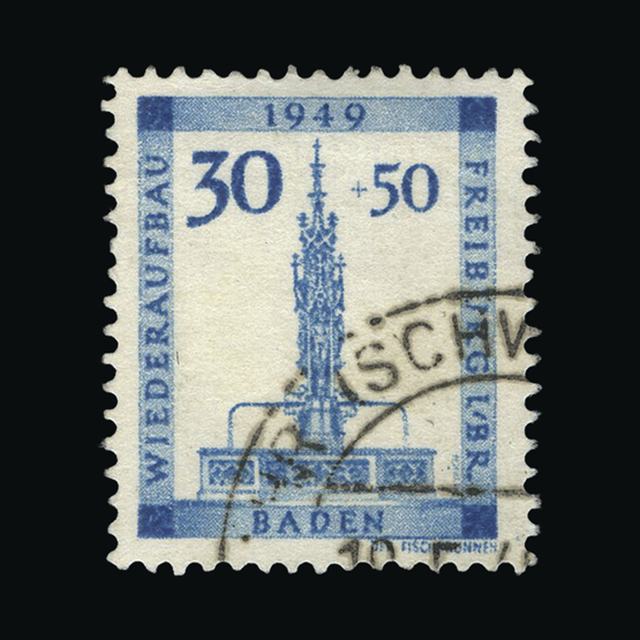 Lot 10851 - Germany - Allied Occupation - French Zone 1949 -  UPA UPA Sale #88 worldwide Collections
