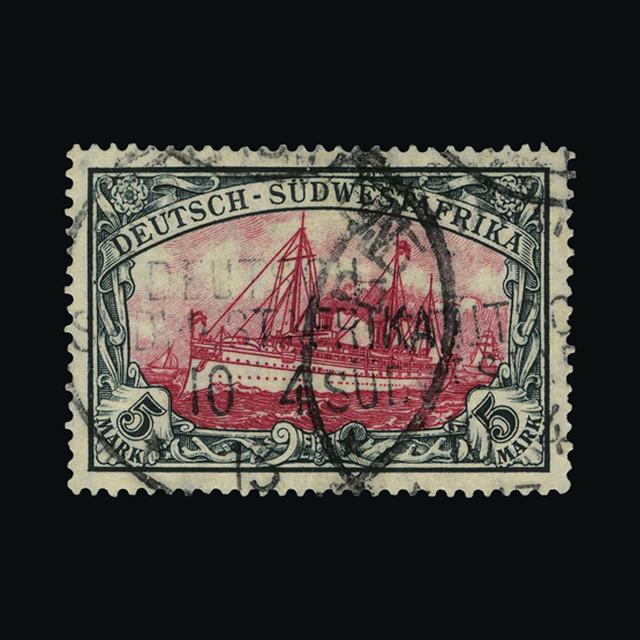 Lot 11067 - Germany - Colonies - South West Africa 1906 - UPA UPA Sale #88 worldwide Collections Lot 11067 - Germany - Colonies - South West Africa 1906 - UPA UPA Sale #88 worldwide Collections