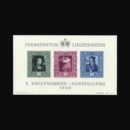 Lot 17113 - Liechtenstein 1949 - UPA UPA Sale #88 worldwide Collections Lot 17113 - Liechtenstein 1949 - UPA UPA Sale #88 worldwide Collections