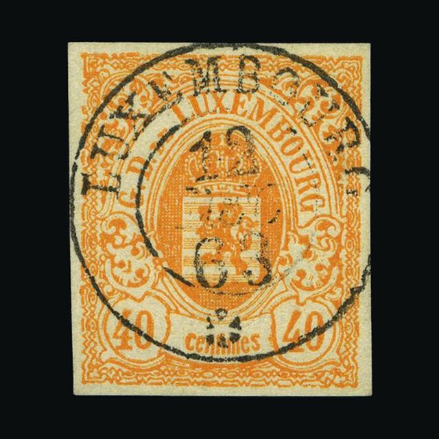 Lot 17156 - Luxembourg 1859 - UPA UPA Sale #88 worldwide Collections Lot 17156 - Luxembourg 1859 - UPA UPA Sale #88 worldwide Collections