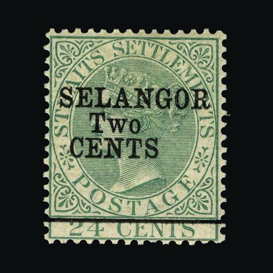 Lot 17776 - malaya - selangor 1891 -  UPA UPA Sale #88 worldwide Collections