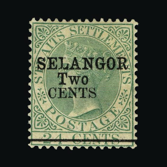 Lot 17777 - malaya - selangor 1891 -  UPA UPA Sale #88 worldwide Collections