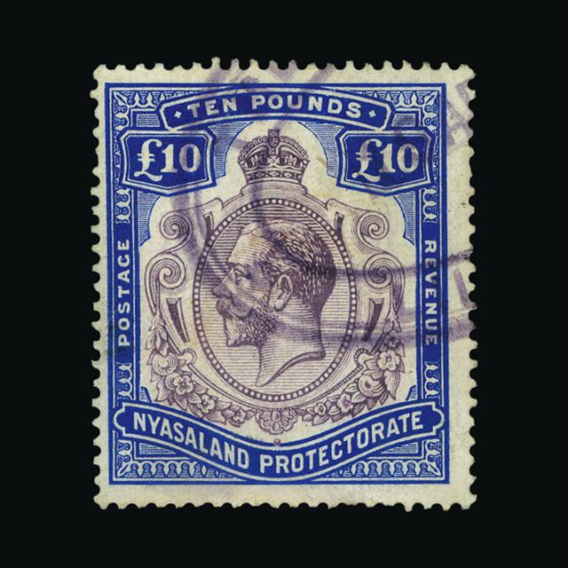 Lot 21051 - nyasaland 1913 -  UPA UPA Sale #88 worldwide Collections