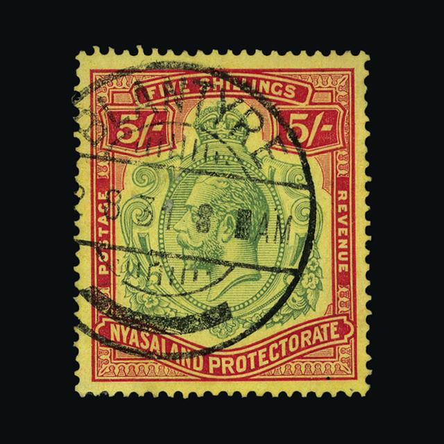 Lot 21068 - nyasaland 1921 -  UPA UPA Sale #88 worldwide Collections