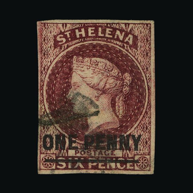 Lot 24498 - st. helena 1863 - UPA UPA Sale #88 worldwide Collections Lot 24498 - st. helena 1863 - UPA UPA Sale #88 worldwide Collections