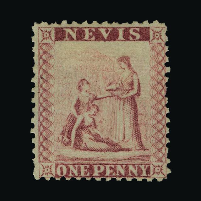 Lot 24825 - St. Kitts and Nevis - Nevis 1862 - UPA UPA Sale #88 worldwide Collections Lot 24825 - St. Kitts and Nevis - Nevis 1862 - UPA UPA Sale #88 worldwide Collections