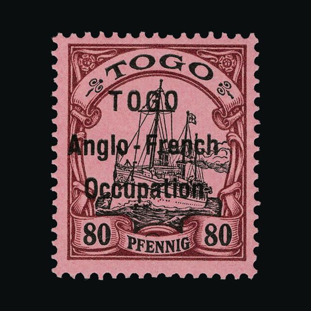 Lot 25804 - togo 1914 - UPA UPA Sale #88 worldwide Collections Lot 25804 - togo 1914 - UPA UPA Sale #88 worldwide Collections