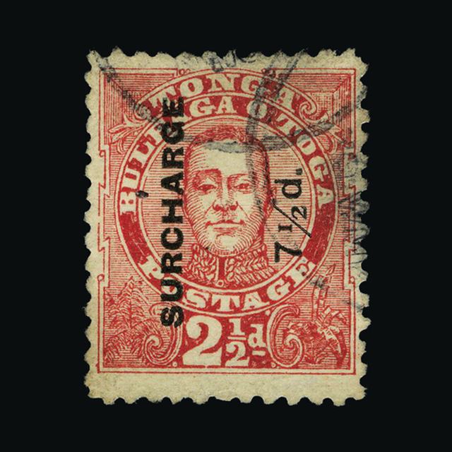 Lot 25834 - tonga 1895 -  UPA UPA Sale #88 worldwide Collections