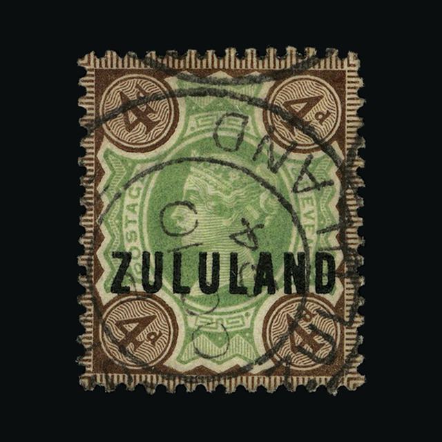 Lot 26837 - zululand 1888 - UPA UPA Sale #88 worldwide Collections Lot 26837 - zululand 1888 - UPA UPA Sale #88 worldwide Collections
