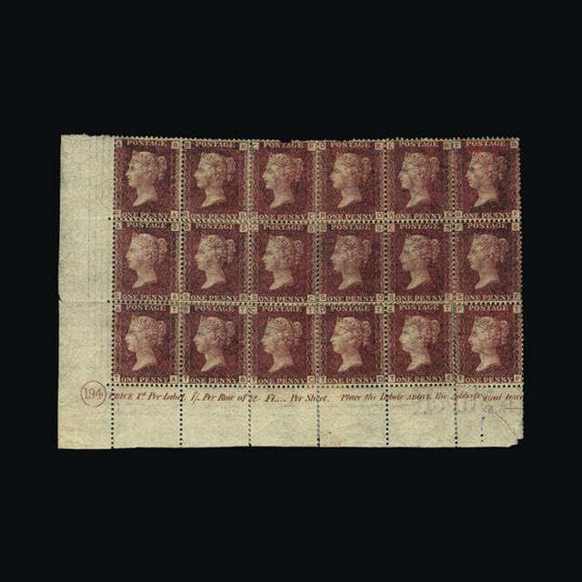 Lot 27174 - Great Britain - QV (line engraved) 1864 -  UPA UPA Sale #88 worldwide Collections
