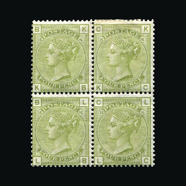 Lot 27255 - Great Britain - QV (surface printed) 1873-80 -  UPA UPA Sale #88 worldwide Collections