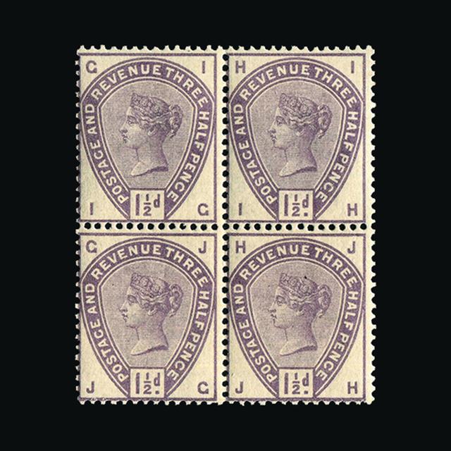 Lot 27301 - Great Britain - QV (surface printed) 1883-84 -  UPA UPA Sale #88 worldwide Collections