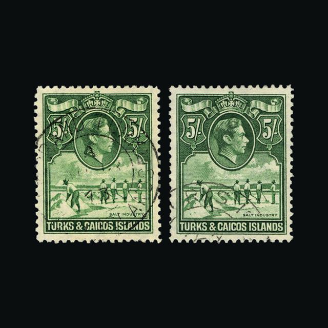 Lot 27925 - turks and caicos islands 1938-45 - UPA UPA Sale #88 worldwide Collections Lot 27925 - turks and caicos islands 1938-45 - UPA UPA Sale #88 worldwide Collections