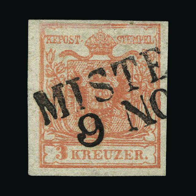 Lot 3106 - Austria 1850 - UPA UPA Sale #88 worldwide Collections Lot 3106 - Austria 1850 - UPA UPA Sale #88 worldwide Collections