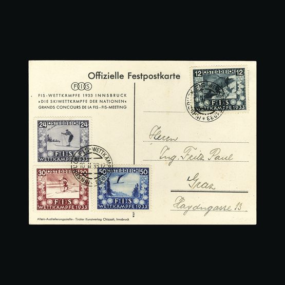 Lot 3176 - Austria 1933 -  UPA UPA Sale #88 worldwide Collections