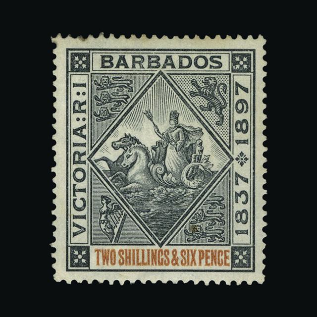 Lot 3743 - barbados 1897 -  UPA UPA Sale #88 worldwide Collections
