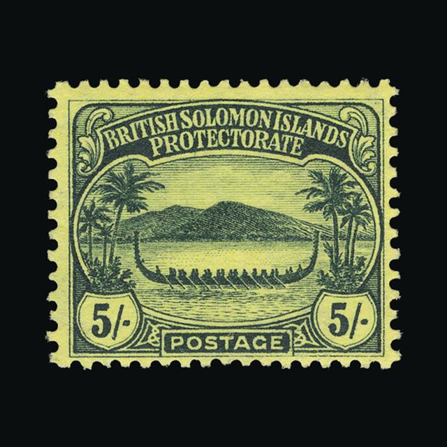 Lot 5563 - british solomon islands 1908-11 -  UPA UPA Sale #88 worldwide Collections