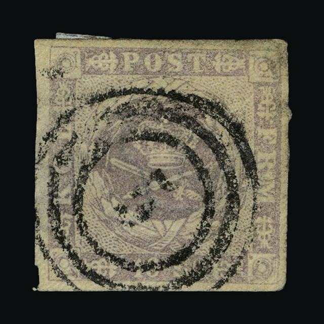 Lot 8205 - Denmark 1854 -  UPA UPA Sale #88 worldwide Collections