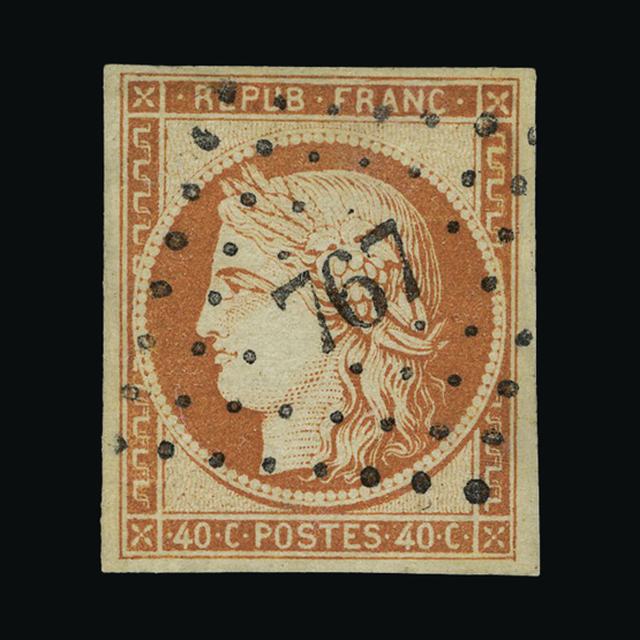 Lot 9438 - France 1849-52 - UPA UPA Sale #88 worldwide Collections Lot 9438 - France 1849-52 - UPA UPA Sale #88 worldwide Collections