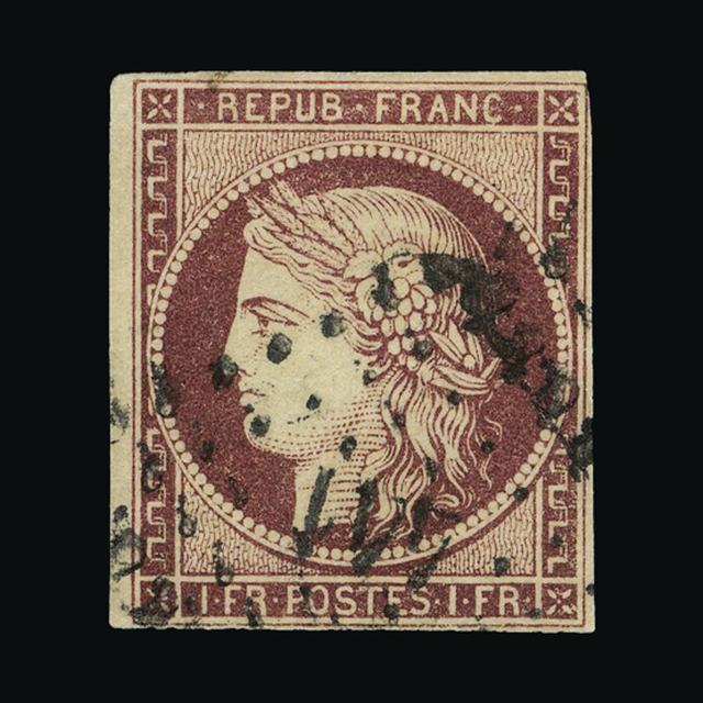 Lot 9446 - France 1849-52 - UPA UPA Sale #88 worldwide Collections Lot 9446 - France 1849-52 - UPA UPA Sale #88 worldwide Collections