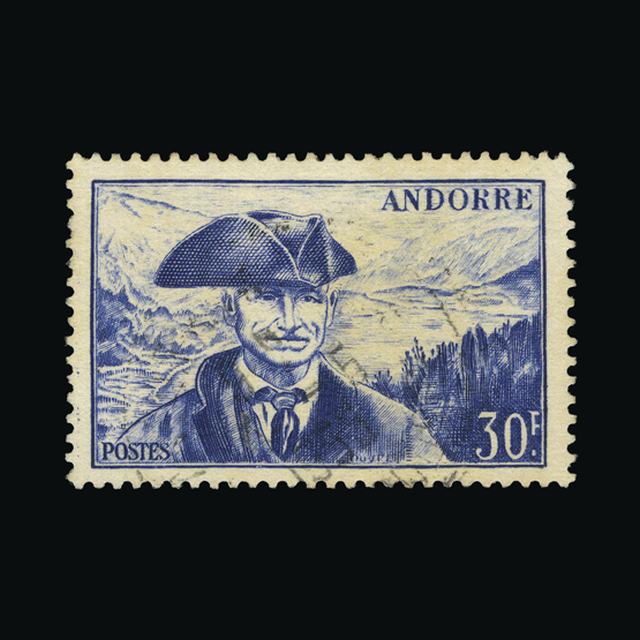 Lot 975 - Andorra - French Post Offices 1944-51 - UPA UPA Sale #88 worldwide Collections Lot 975 - Andorra - French Post Offices 1944-51 - UPA UPA Sale #88 worldwide Collections