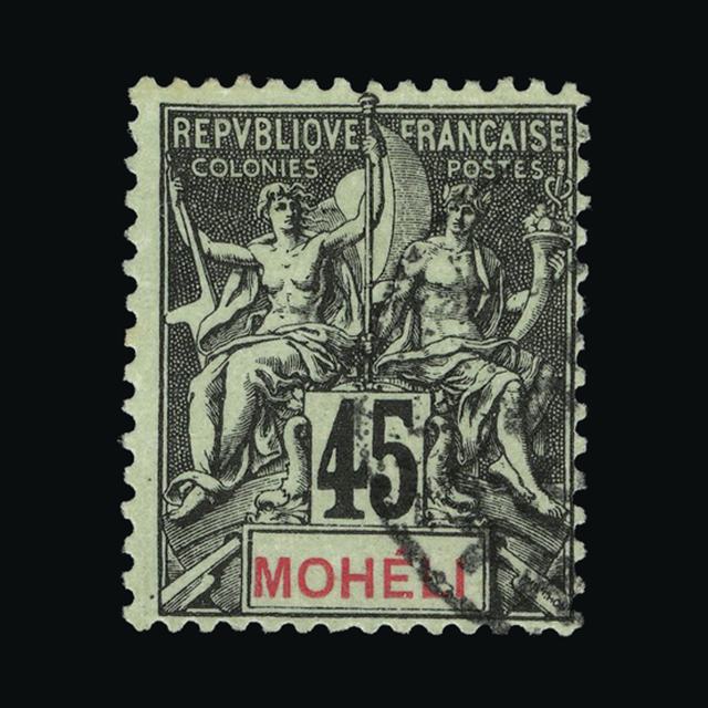 Lot 9932 - France - Colonies - Comoro Islands - Moheli 1906-07 - UPA UPA Sale #88 worldwide Collections Lot 9932 - France - Colonies - Comoro Islands - Moheli 1906-07 - UPA UPA Sale #88 worldwide Collections